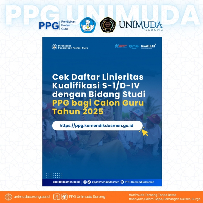 Cek Linieritas PPG Calon Guru 2025!