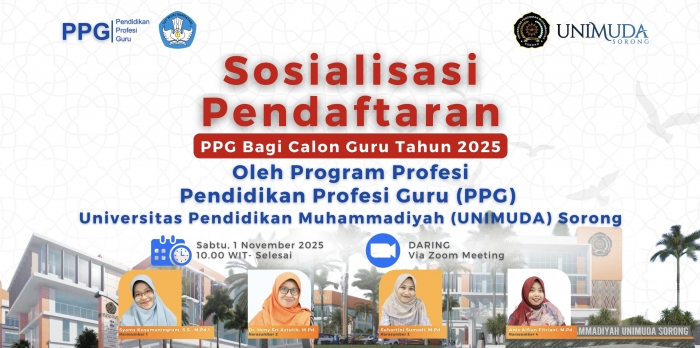 Sosialisasi Pendaftaran PPG Bagi Calon Guru Tahun 2025